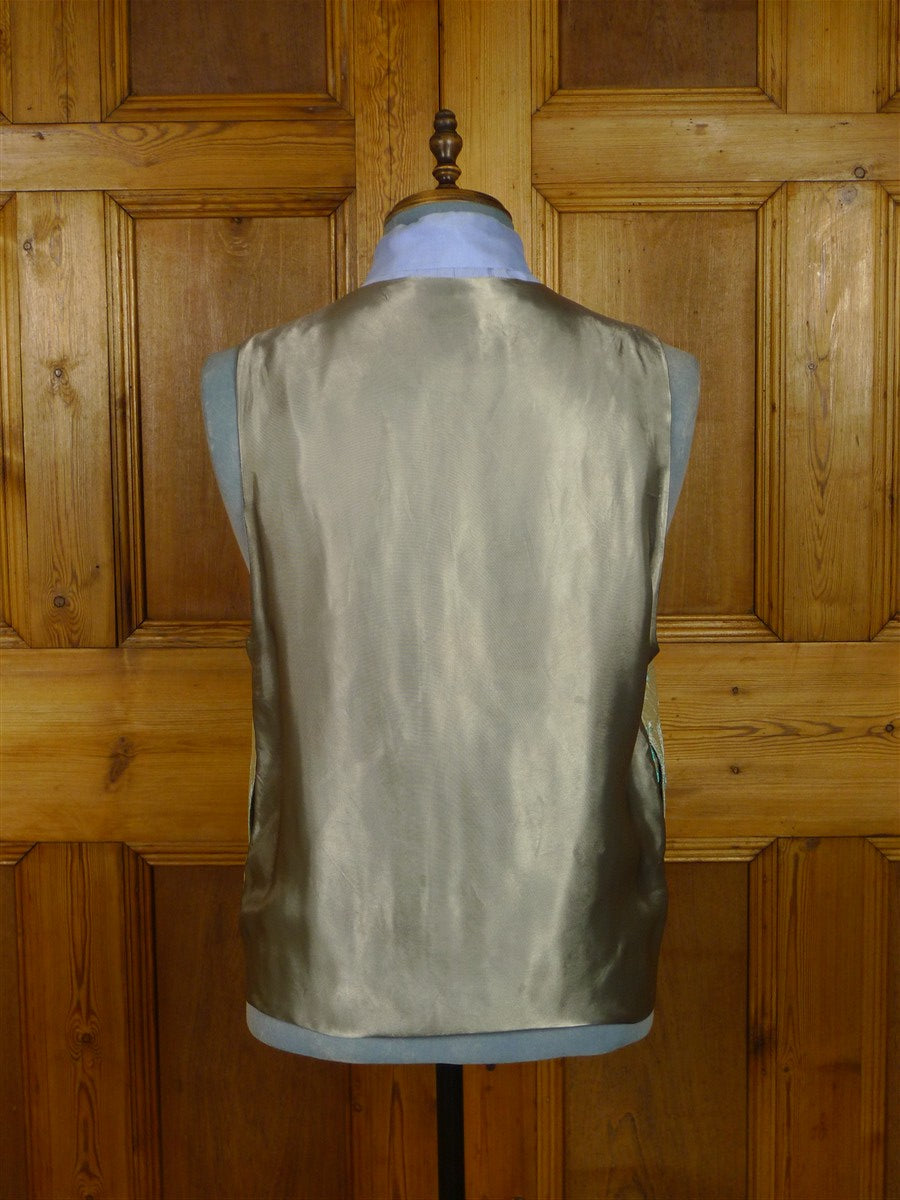 26/0572 neal & palmer jermyn street embroidered silk morning waistcoat 42
