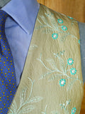 26/0572 neal & palmer jermyn street embroidered silk morning waistcoat 42