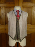 26/0581 vintage 1988 dege & sons savile row bespoke light brown donegal weave 3-piece tweed suit 38 long