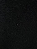 26/0585 vintage 1940s 1950s black barathea wool evening dress shawl waistcoat 39