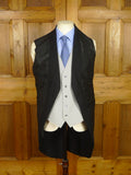 26/0592 beautiful 1920s 1930s vintage antique charcoal grey worsted flannel morning coat 37 regular