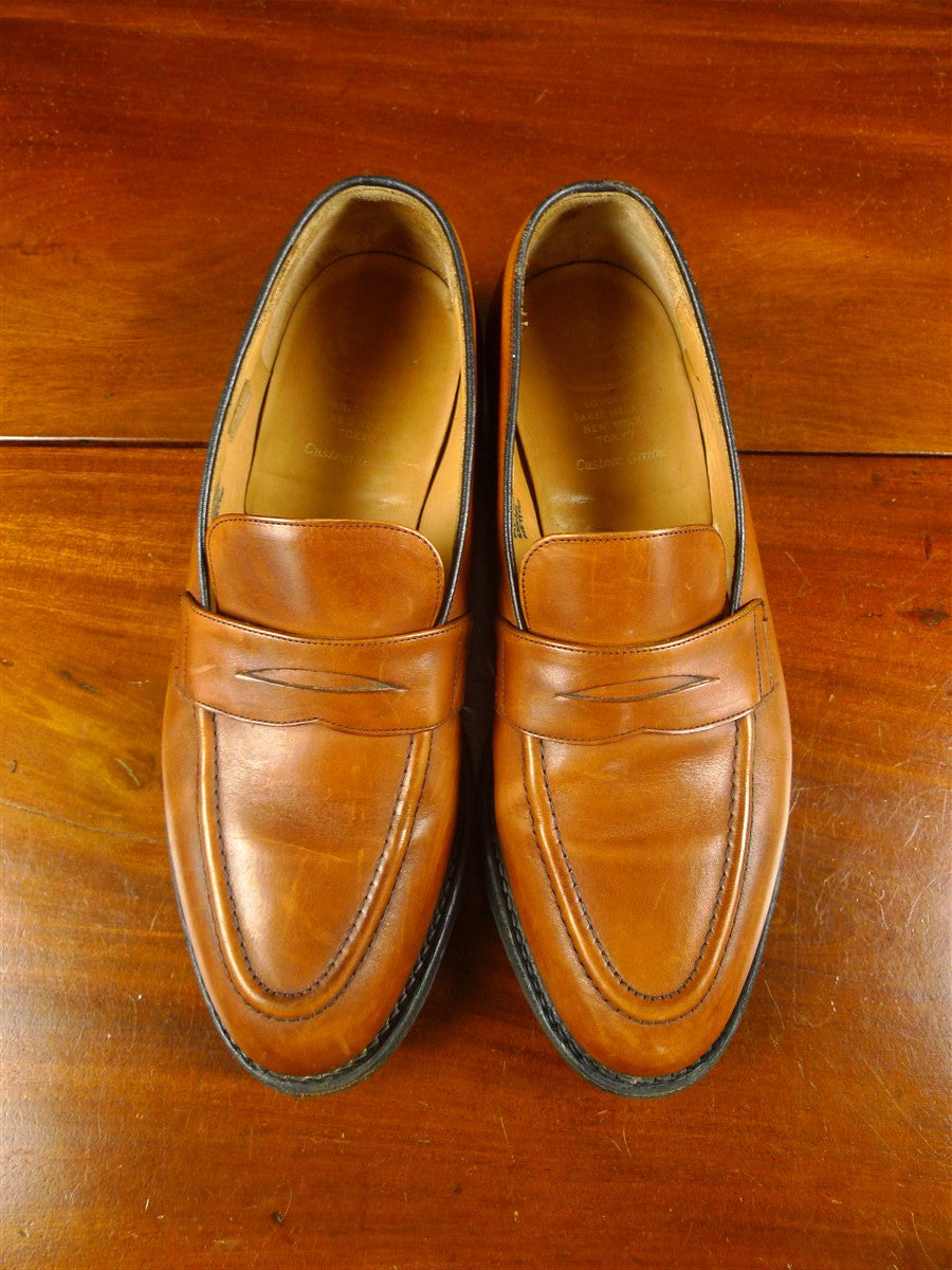26/0619 church's netton tan leather loafer uk 10 f