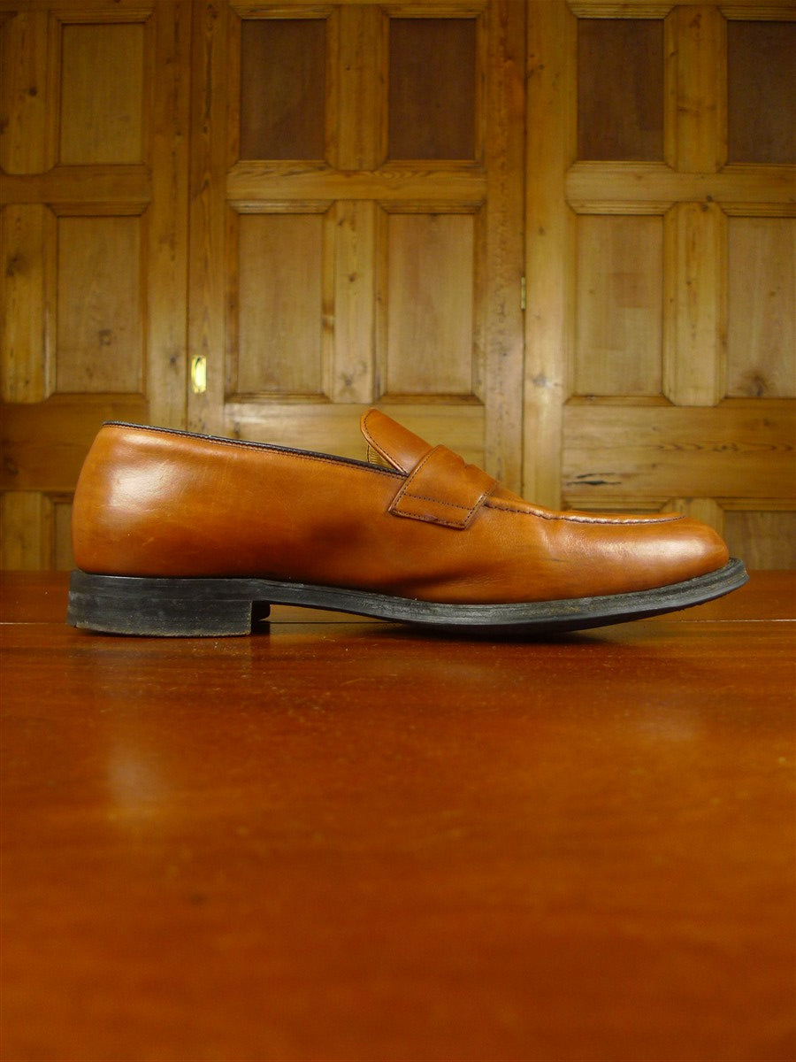 26/0619 church's netton tan leather loafer uk 10 f