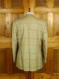 26/0624 immaculate john g hardy heavyweight alsport check tweed jacket 46 long
