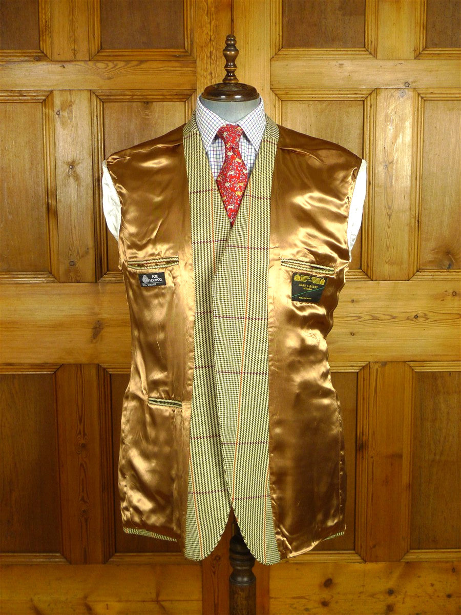 26/0624 immaculate john g hardy heavyweight alsport check tweed jacket 46 long
