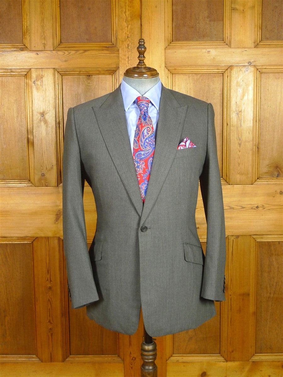 26/0622 kilgour savile row canvassed rtw grey super 120s wool suit 42 regular to long