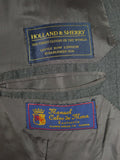26/0636 immaculate 2002 madrid bespoke canvassed holland & sherry wool grey suit 46 regular