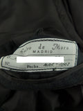 26/0636 immaculate 2002 madrid bespoke canvassed holland & sherry wool grey suit 46 regular