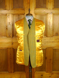 26/0643 immaculate bladen supasax 100% lambswool graph check herringbone tweed jacket 46 regular
