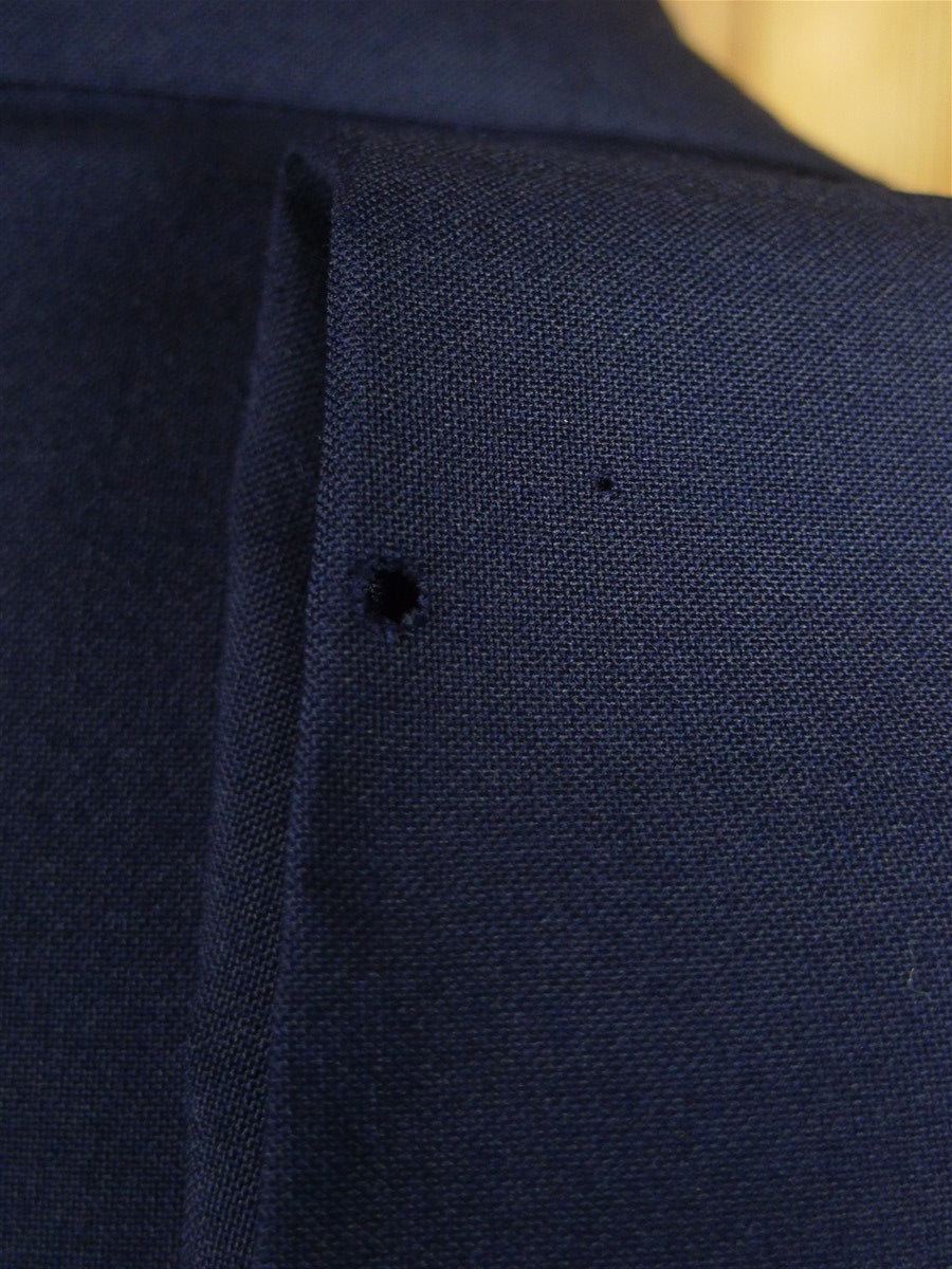 26/0651 kent haste lachter 2015 savile row bespoke navy blue wool & mohair blazer 48 regular