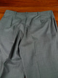 26/0631 madrid 1995 bespoke canvassed grey pick weave d/b worsted suit 43-44 regular