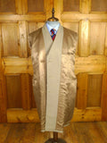 26/0652 wonderful genuine 1950s 1960s vintage british warm style overcoat w/ original leather buttons 42 regular