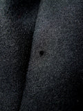 26/0640 heavyweight modern black genuine crombie overcoat 48-50