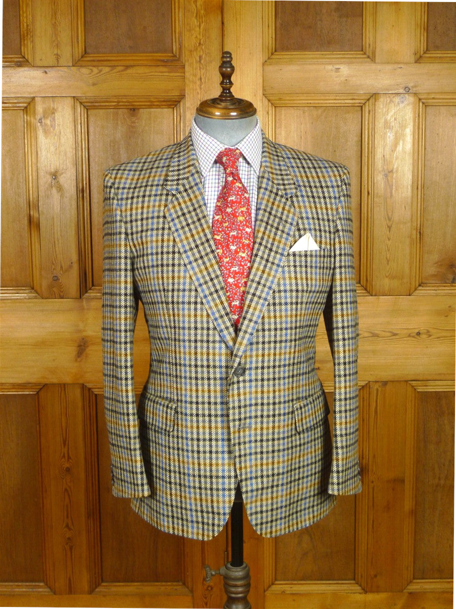 26/0654 near immaculate crombie houndstooth check wool sports jacket blazer 40 regular