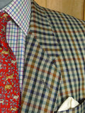 26/0653 near immaculate crombie gun check wool sports jacket blazer 40 regular