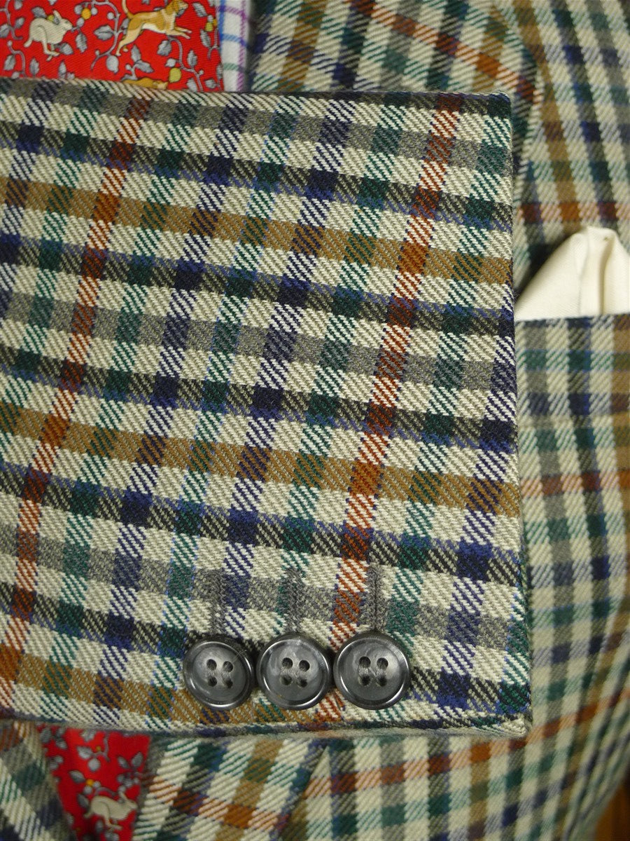 26/0653 near immaculate crombie gun check wool sports jacket blazer 40 regular
