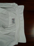 26/0681 turnbull & asser cotton white long sleeve double cuff shirt 15"