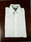 26/0677 immaculate turnbull & asser cotton white long sleeve single cuff 15.5"