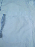 26/0682 immaculate bespoke cotton blue long sleeve single cuff shirt 16"