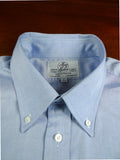 26/0671 immaculate harvey & hudson cotton blue short sleeve shirt 18"
