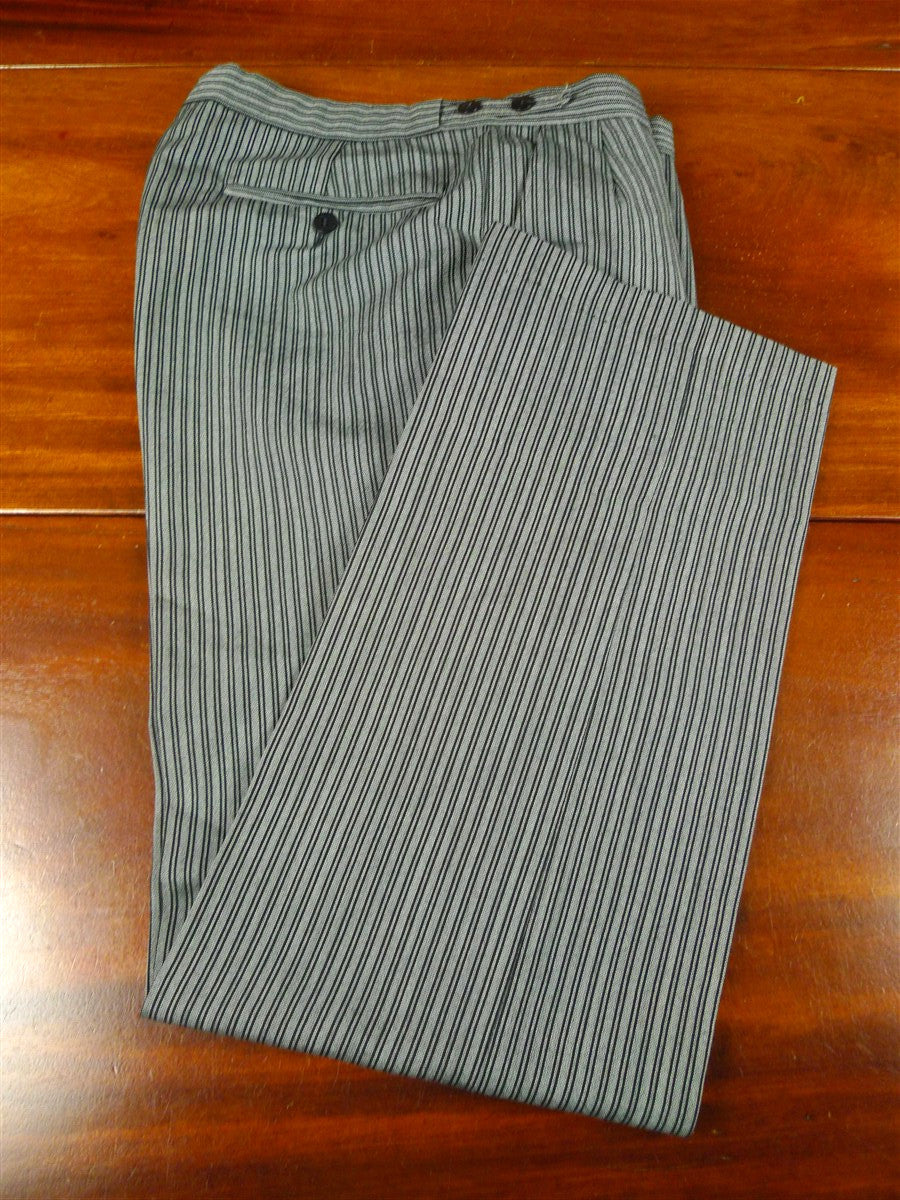 26/0660 ex-hire wool-mix 'cashmere stripe' morning trouser for Royal Ascot / weddings - various sizes