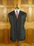 26/0661 wonderful 1978 vintage norton & sons savile row bespoke black textured check wool & silk suit 39 regular