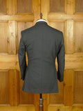 26/0665 vintage city of london bespoke grey hopsack weave worsted suit 38 short