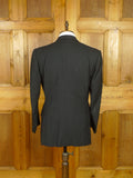 26/0667 exceptional 1970 norton & sons savile row bespoke heavyweight grey diagonal twill d/b suit 39-40 short to regular