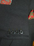 26/0667 exceptional 1970 norton & sons savile row bespoke heavyweight grey diagonal twill d/b suit 39-40 short to regular