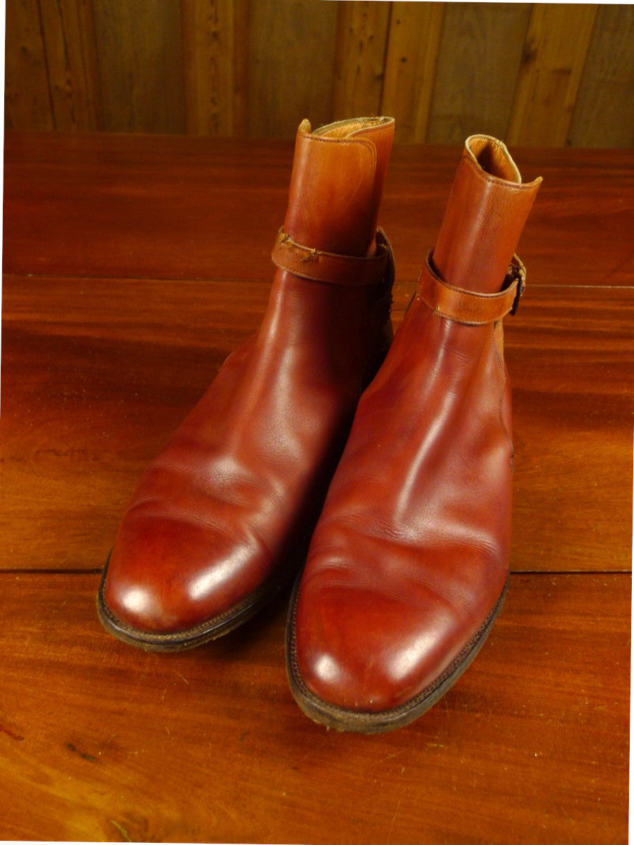 26/0772 vintage wildsmith london brown jodphur chukka boots uk 8