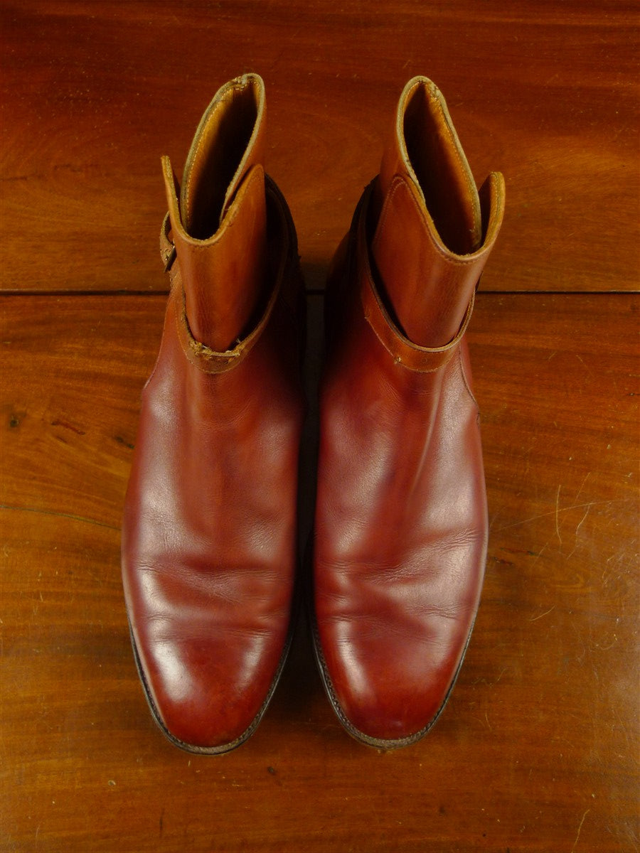 26/0772 vintage wildsmith london brown jodphur chukka boots uk 8