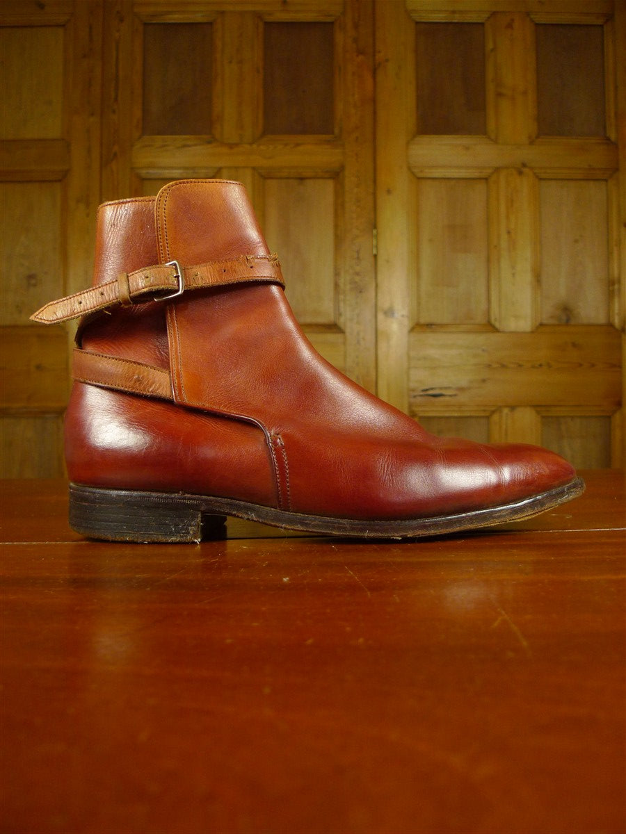 26/0772 vintage wildsmith london brown jodphur chukka boots uk 8