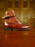 26/0772 vintage wildsmith london brown jodphur chukka boots uk 8