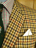 26/0689 immaculate vintage john g hardy gun check tweed sports jacket 40 short
