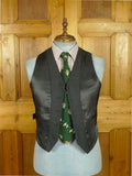 26/0699 mint kilt society charcoal grey twist kilt jacket & waistcoat w/ staghorn buttons 40 regular