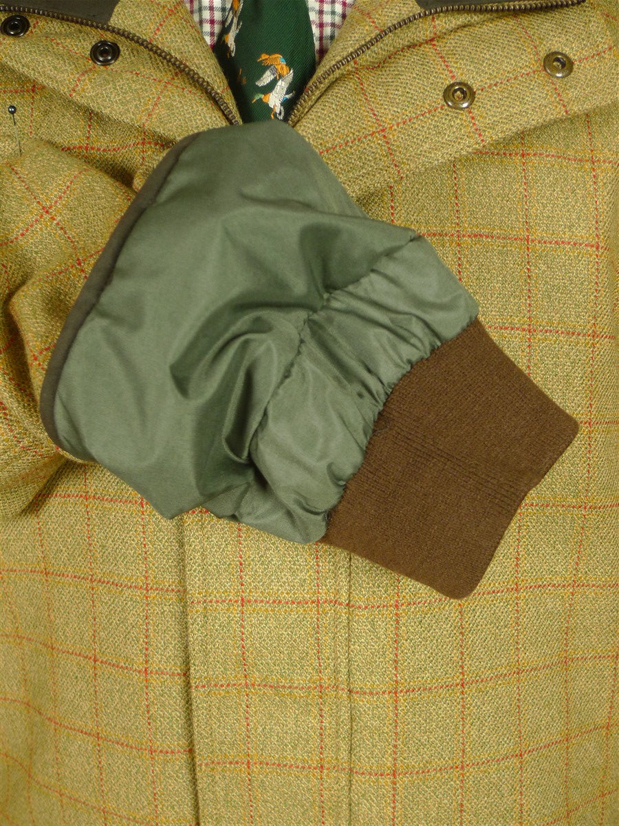26/0696 new w/ tags (slight seconds) musto wp check tweed shooting coat 45