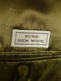 26/0691 immaculate vintage crombie stone venetian wool covert coat overcoat 44-45 regular