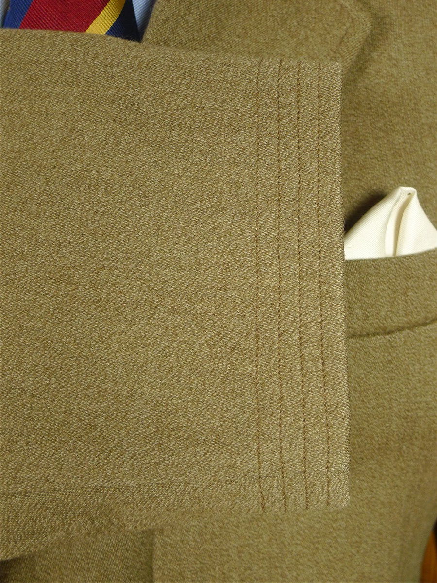 26/0698 immaculate vintage british stone venetian wool covert coat overcoat 38-39 short to regular