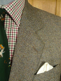 26/0774 immaculate vintage british earthy brown tweed town & country suit 40 regular