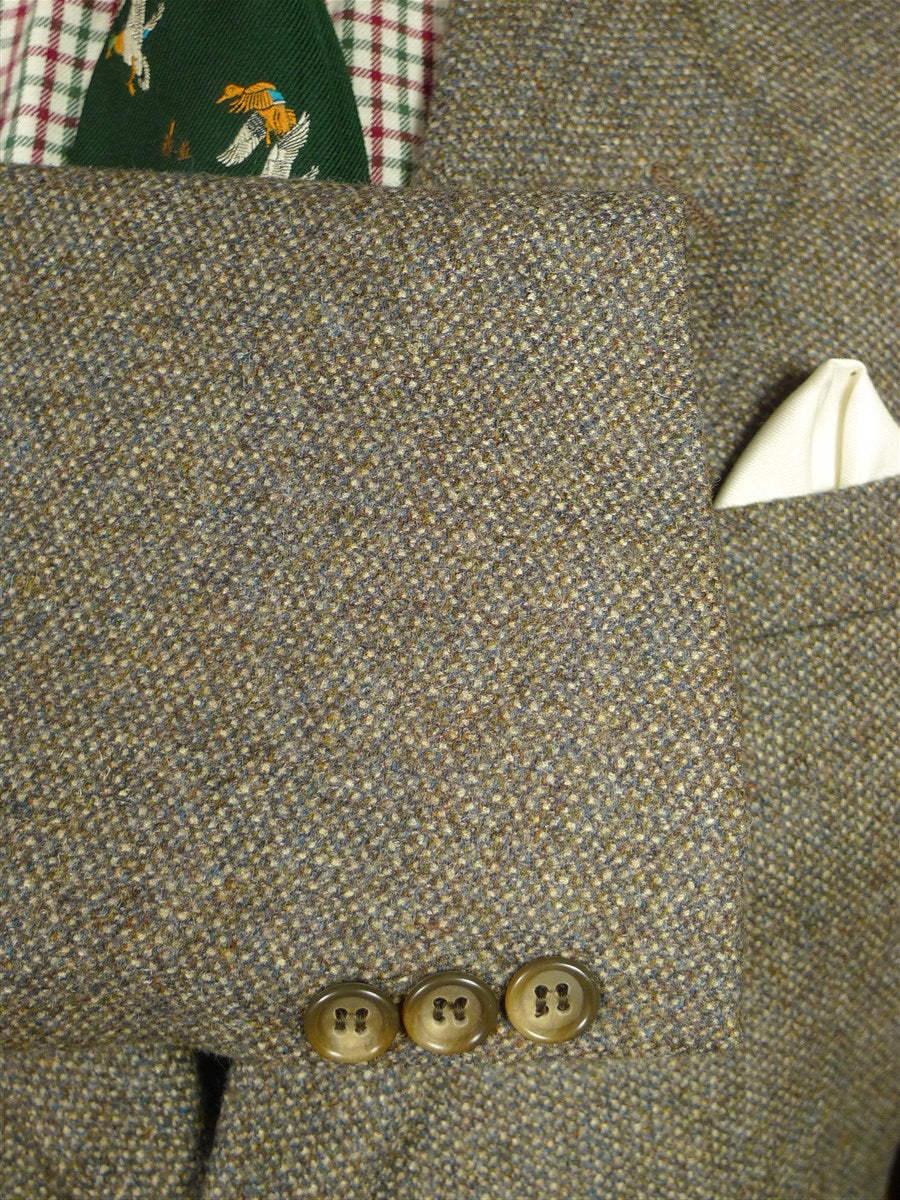 26/0774 immaculate vintage british earthy brown tweed town & country suit 40 regular