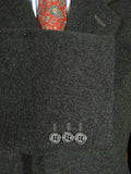 26/0709 near immaculate vintage john g hardy grey wool overcoat 40 regular