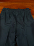26/0713 vintage 1988 daniel w jupp savile row bespoke midnight blue wool & mohair dinner suit 36-37 short