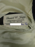 26/0730 immaculate 1998 daniel w jupp savile row bespoke midnight blue mohair dinner suit w/ gauntlet cuff 38 short