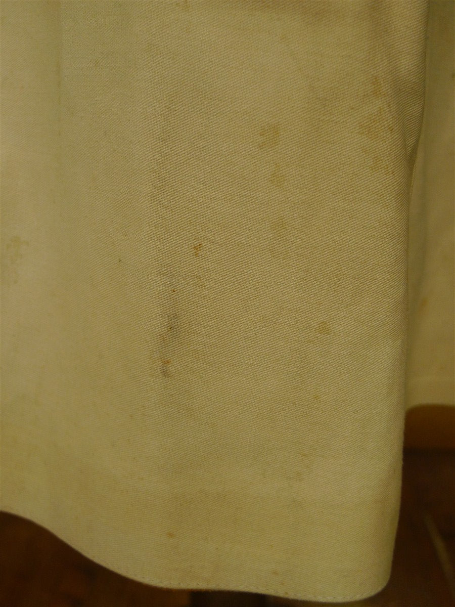 26/0723 vintage british rubber-proofed cotton riding mac overcoat coat w/ tattersall backing 36