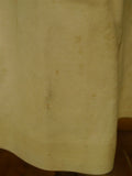 26/0723 vintage british rubber-proofed cotton riding mac overcoat coat w/ tattersall backing 36