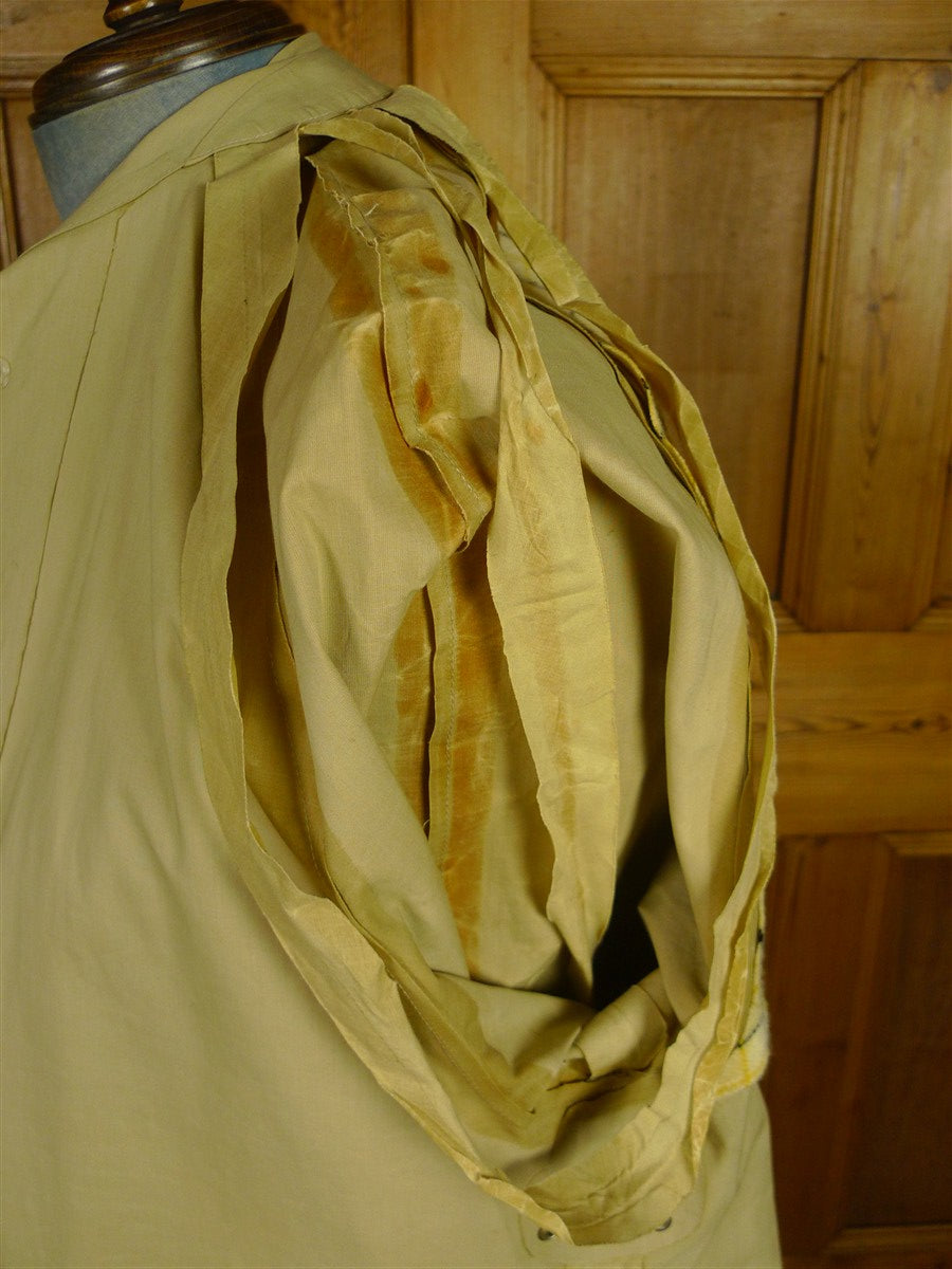 26/0724 vintage british rubber-proofed cotton riding mac overcoat coat w/ tattersall backing 38-40