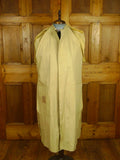 26/0724 vintage british rubber-proofed cotton riding mac overcoat coat w/ tattersall backing 38-40