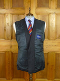 26/0719 vintage gieves & hawkes savile row navy blue d/b worsted wool blazer jacket 43 regular