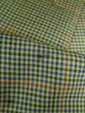 26/0714 vintage gieves & hawkes savile row green gun check wool sports jacket blazer 44 regular