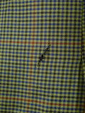 26/0714 vintage gieves & hawkes savile row green gun check wool sports jacket blazer 44 regular